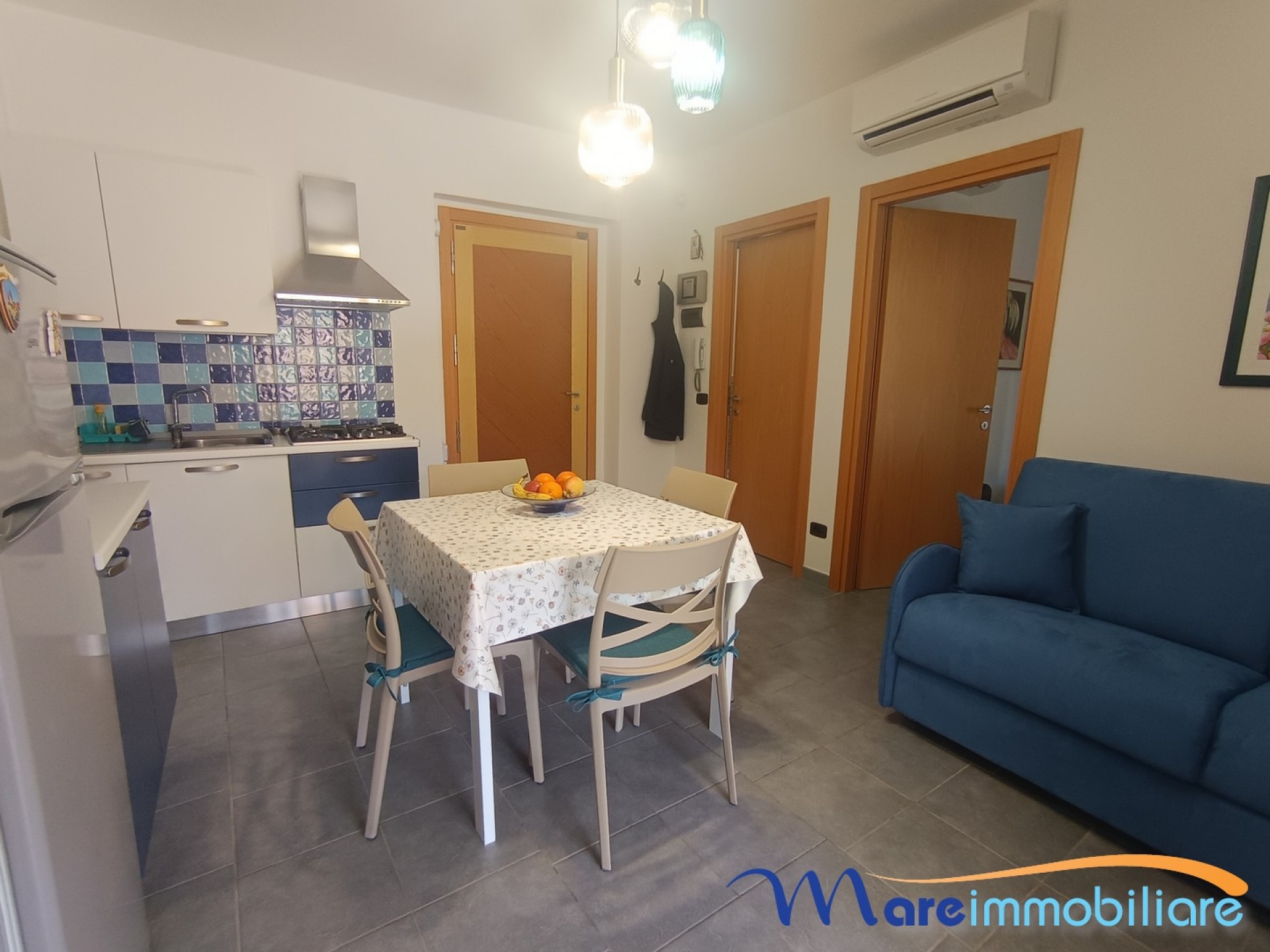 Bilocale in centro con grande terrazzo