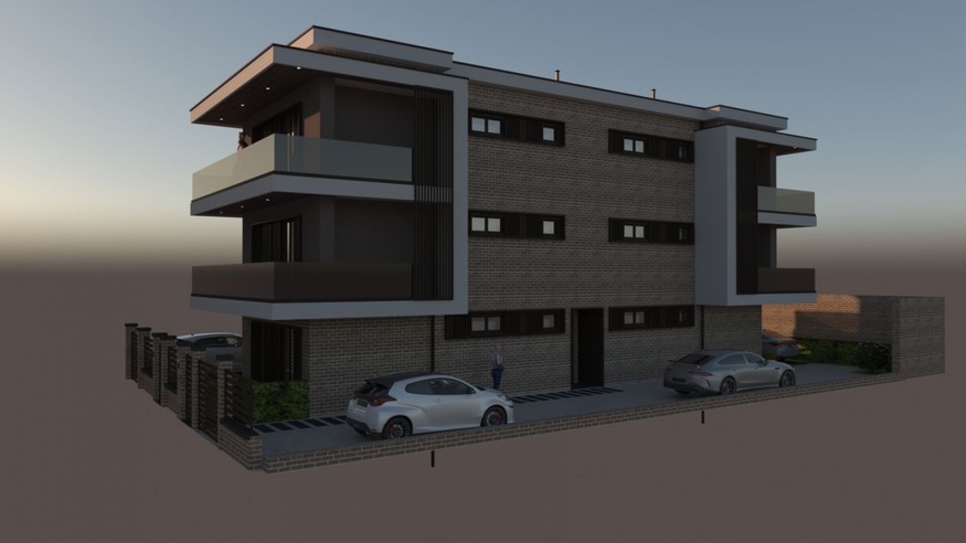 Appartamento al primo piano con terrazzo in elegante nuova costruzione - Zona Centro 
