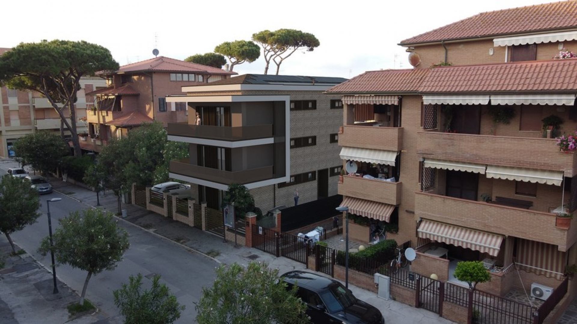 Appartamento al primo piano con terrazzo in elegante nuova costruzione - Zona Centro 
