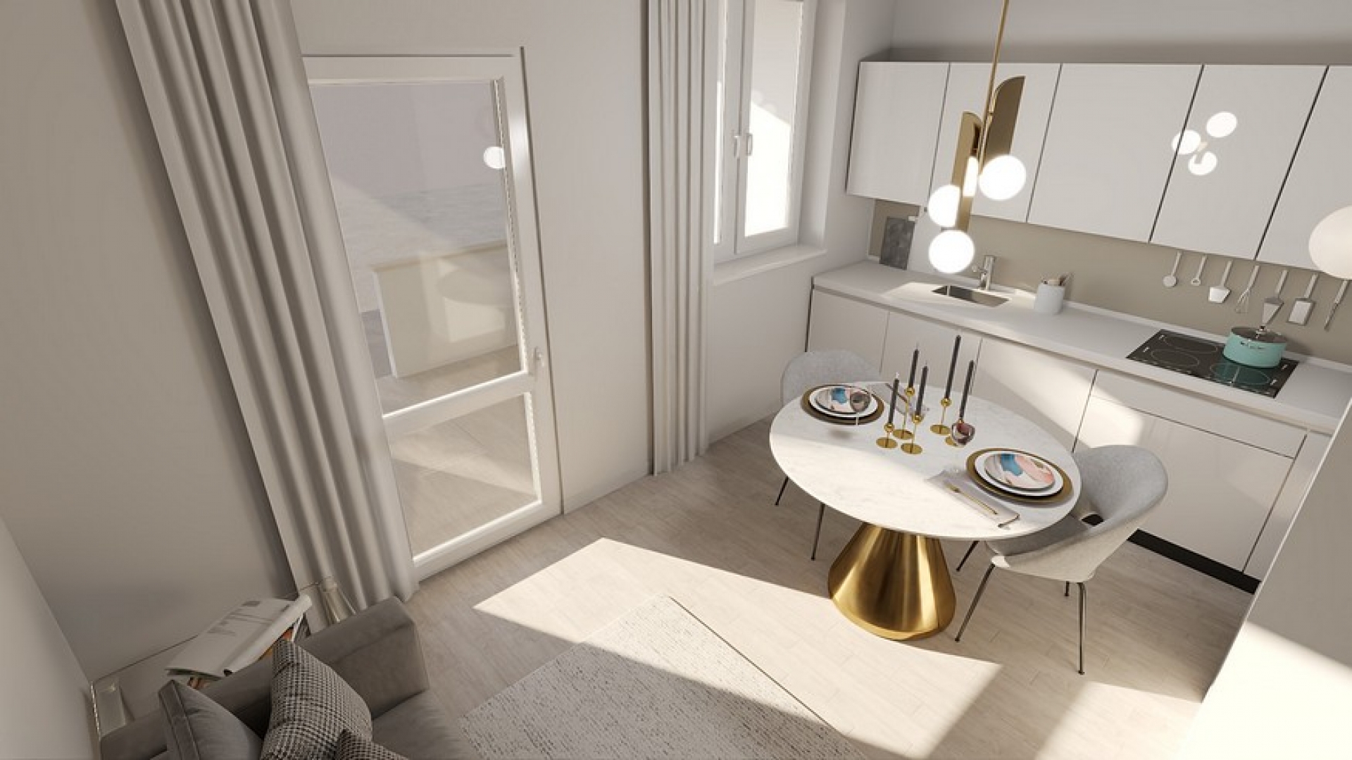 Monolocale con ingresso indipendente, e corte esclusiva